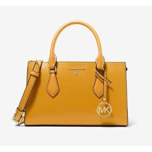 Michael Michael Kors Valerie Small Pebbled Leather Satchel for $109 Michael Michael Kors Valerie Small Pebbled Leather Satchel for $109