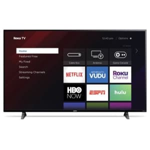Sanyo 65" 4K HDR LED UHD Roku Smart TV for $380