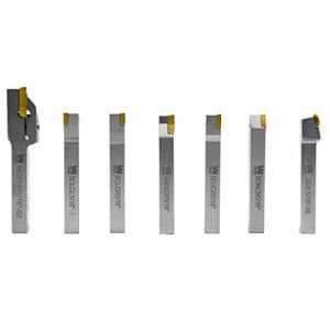 WEN MLA007 Premium 5/16-Inch Nickel-Plated Indexable Carbide-Tipped Metal Lathe Tool Bits, 7-Piece for $122