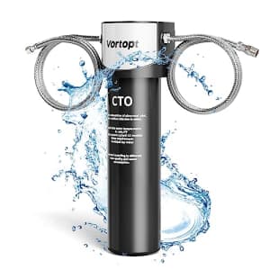 Vortopt CTO Under Sink Water Filter System for $70