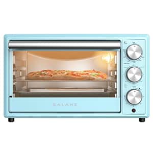 Galanz GRH1209BERM151 Retro Toaster Oven, True Convection, Indicator Light, 8 Cooking Programs, for $80