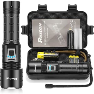 Phixton Rechargable LED Flashlight for $11