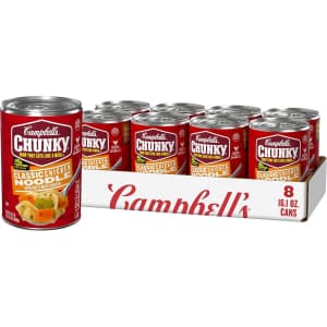 Campbell's Classic Chicken Noodle Soup 16-oz. Can 8-Pack for $10 via Sub & Save Campbell's Classic Chicken Noodle Soup 16-oz. Can 8-Pack for $10 via Sub & Save