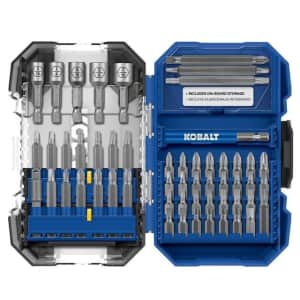 Kobalt 55-Piece High-Speed Steel Screwdriver Bit Set for $10 Kobalt 55-Piece High-Speed Steel Screwdriver Bit Set for $10