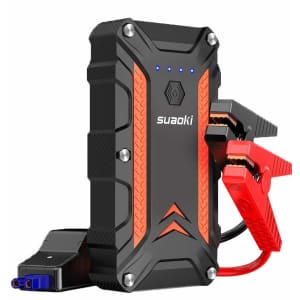 Suaoki 1,000A Peak Jump Starter for $39 Suaoki 1,000A Peak Jump Starter for $39