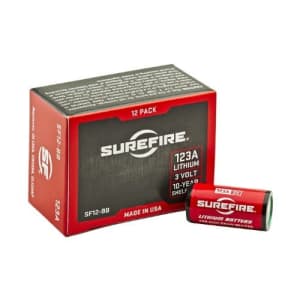 SureFire 6-Pack Premium 123A Batteries Lithium SF123A for $18