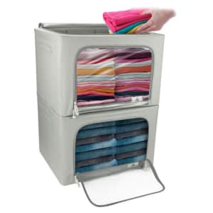 Sorbus Windowed Storage Box 2-Pack for $19 Sorbus Windowed Storage Box 2-Pack for $19