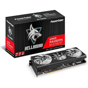 PowerColor Hellhound AMD Radeon RX 6700 XT 12GB Gaming Graphics Card for $369