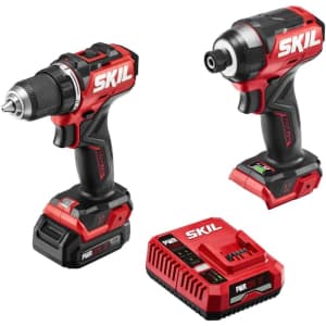 Skil PWR CORE 12 Brushless 12V Drill Driver & Impact Driver Kit for $99