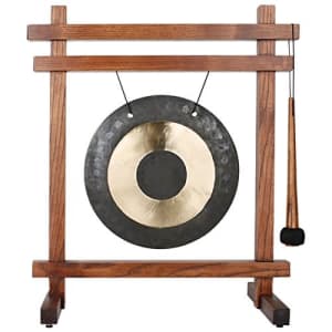 Woodstock Chimes Signature Collection, Woodstock Table Gong, 19'' Wind Gongs for Outdoor, Patio, for $160