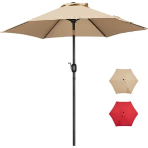 Yaheetech 7.5-Foot Patio Umbrella for $33