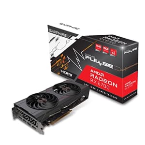 Sapphire 11321-02-20G Pulse AMD Radeon RX 6700 Gaming OC Graphics Card with 10GB GDDR6, AMD RDNA 2, for $277