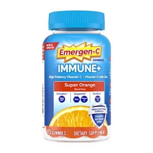 Emergen-C Immune+ Triple Action Immune Support Gummies, BetaVia (R), 1000mg Vitamin C, B Vitamins, for $16