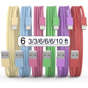 Lightning Cable 6-Pack for $10
