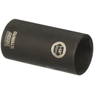 DEWALT DW22962 1-1/8-Inch IMPACT READY Deep Socket for 1/2-Inch Drive for $12 DEWALT DW22962 1-1/8-Inch IMPACT READY Deep Socket for 1/2-Inch Drive for $12