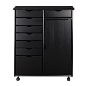Home Decorators Collection Stanton 8-Drawer Solid Hardwood Double Wide Storage Cart for $148 Home Decorators Collection Stanton 8-Drawer Solid Hardwood Double Wide Storage Cart for $148