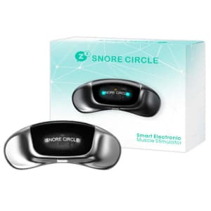 Snore Circle Smart Electronic Muscle Stimulator Anti Snoring Device for $89 Snore Circle Smart Electronic Muscle Stimulator Anti Snoring Device for $89