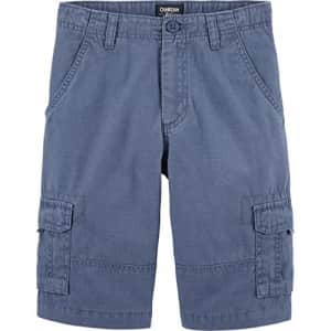 OshKosh B'Gosh Osh Kosh Boys' Little Cargo Shorts, Liberty Blue, 7 for $15
