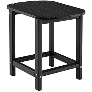 Giantex Small Outdoor Side Table - 18" Patio Adirondack Table, Weather Resistant, 200 Lbs Capacity for $50
