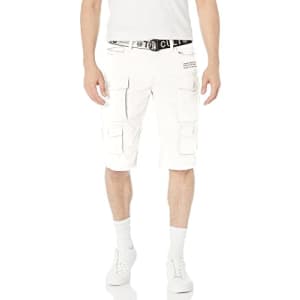 Cult of Individuality Men's Shorts, White, 38 for $26