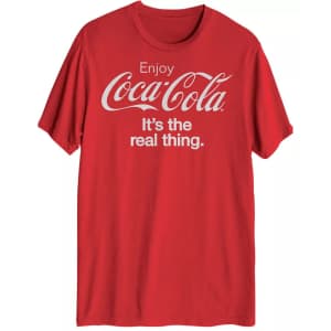 Men's It's The Real Thing Graphic T-shirt for $9
