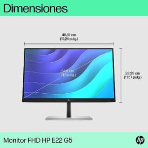 HP E22 G5 21.5IN FHD 1920X1080, W128229792 for $152