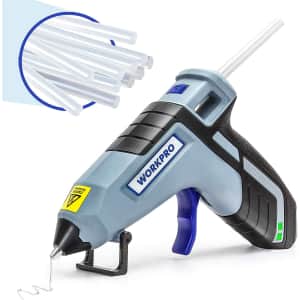 WorkPro Cordless Mini Hot Glue Gun for $30