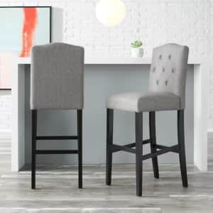 Stylewell Beckridge Upholstered Bar Stool 2-Pack for $209 Stylewell Beckridge Upholstered Bar Stool 2-Pack for $209