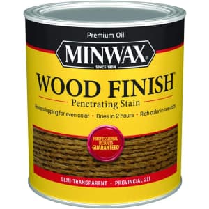 Minwax 1-Quart Wood Finish for $5