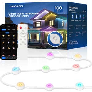 Cinoton 100-Foot Permanent Outdoor Lights: $100 w/ Prime Cinoton 100-Foot Permanent Outdoor Lights: $100 w/ Prime
