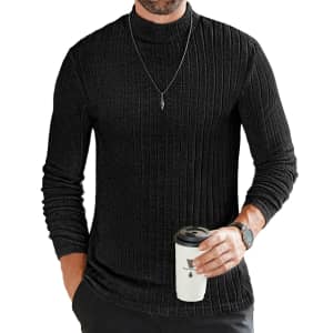 Ekouaer Men's Mock Turtleneck for $6.29 w/ Prime