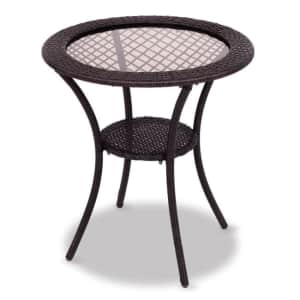 Costway Rattan Wicker Coffee Table for $69