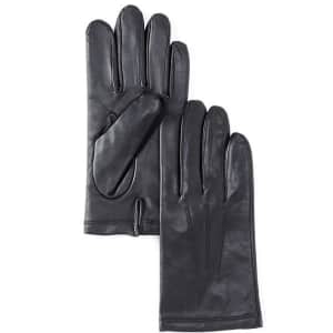 Murano Men's Leather Cashmere Lined Gloves for $30 Murano Men's Leather Cashmere Lined Gloves for $30