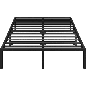 Yaheetech 14.4" Full Metal Bed Frame for $65