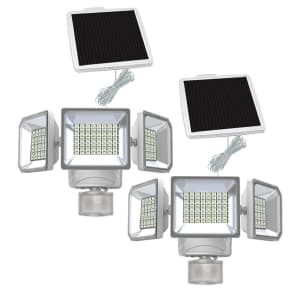 Westinghouse 2,000-Lumen Solar Motion Activated Security Light 2-Pack for $40 for members Westinghouse 2,000-Lumen Solar Motion Activated Security Light 2-Pack for $40 for members