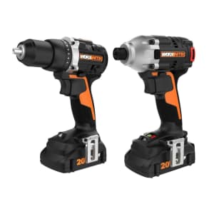 Certified Refurb WORX 20V Cordless Impact Driver & Drill/Driver Kit for $154