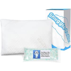 Snuggle-Pedic Adjustable Shredded Memory Foam Pillow for $43