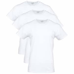 Gildan Men's Cotton Stretch T-Shirts 3-Pack for $22