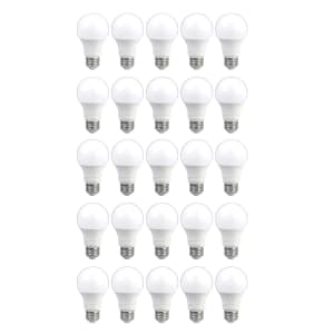AmazonCommercial 40W Equivalent Dimmable A19 LED Light Bulb 25-Pack for $15 AmazonCommercial 40W Equivalent Dimmable A19 LED Light Bulb 25-Pack for $15