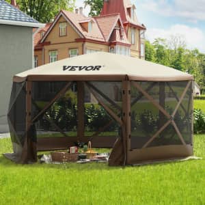 Vevor 12-Ft. Pop-Up Camping Gazebo for $155