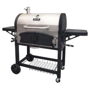 Dyna-Glo Dual Chamber Stainless Steel Charcoal BBQ Grill for $197