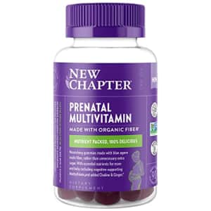 New Chapter Prenatal Multivitamin Gummies 71% Less Sugar, Prenatal Gummies for Mom & Healthy Baby for $25