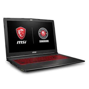 MSI GV62 8RD-034 15.6" Thin and Light Gaming Laptop, GeForce GTX 1050Ti 4G, Intel i7-8750H (6 for $940 MSI GV62 8RD-034 15.6" Thin and Light Gaming Laptop, GeForce GTX 1050Ti 4G, Intel i7-8750H (6 for $940