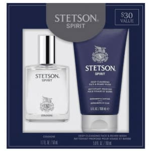 Stetson Spirit Cologne & Face Wash Gift Set for $10 Stetson Spirit Cologne & Face Wash Gift Set for $10