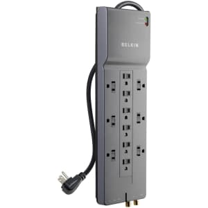 Belkin 12-Outlet Power Strip Surge Protector for $24 Belkin 12-Outlet Power Strip Surge Protector for $24
