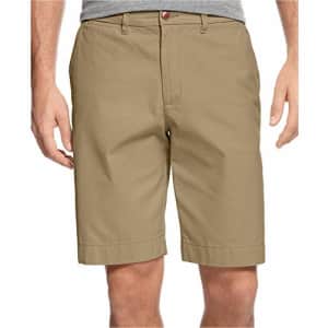 Tommy Hilfiger Men's Big and Tall Classic Fit Chino Shorts, Mallet, 4T, 48 for $22