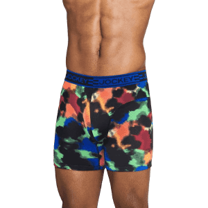 Jockey Men's Underwear Sport Cooling Mesh Performance 6" Boxer Briefs for $4