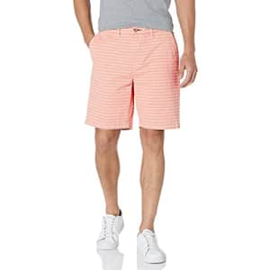 Tommy Hilfiger Men's Chino Shorts, 8746 Gable Flamingo Print_BTMS+Gravel, 42 for $44 Tommy Hilfiger Men's Chino Shorts, 8746 Gable Flamingo Print_BTMS+Gravel, 42 for $44