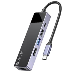 Orico 5-in-1 USB-C Hub for $16