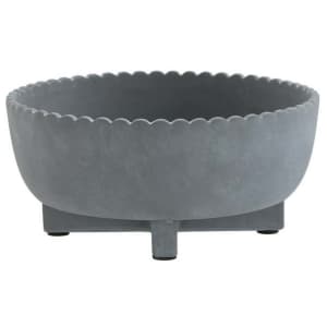 BH&G 8" Thalea Ceramic Scalloped Bowl w/ Stand for $8